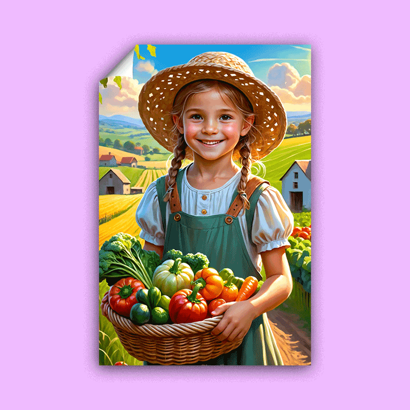 Nature’s Harvester Girl